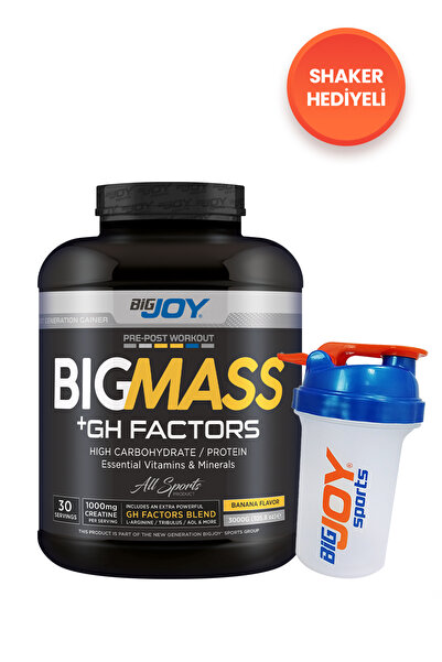 Bigjoy BIGMASS Gainer GH FACTORS Muz Aromalı 3000g