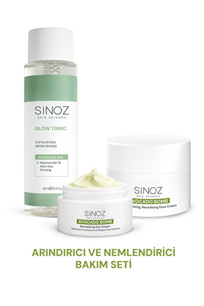 SİNOZ Arındırıcı ve Nemlendirici 3'lü Bakım Seti