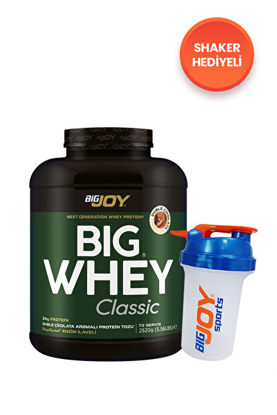 Bigjoy Sports BIGWHEY Whey Protein Classic Çikolata Aromalı 2520g 72 Servis