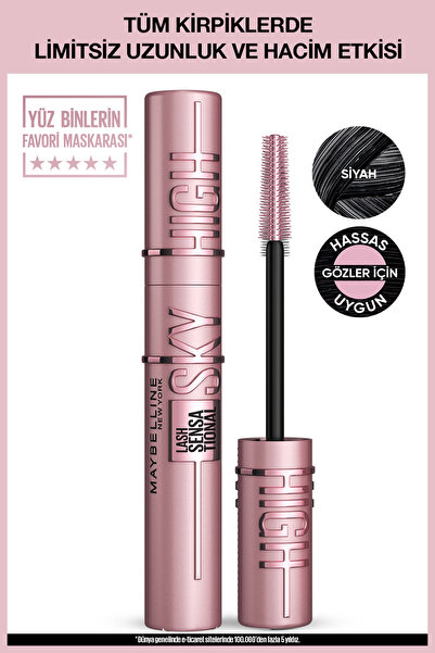Maybelline New York Lash Sensational Sky High Maskara - Kirpiklerde Limitsiz ...
