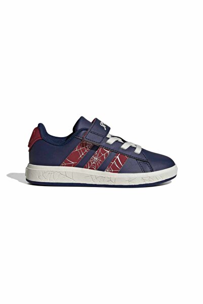 adidas Grand Court Spider-Man El K – unisexowe dziecięce trampki JS2343