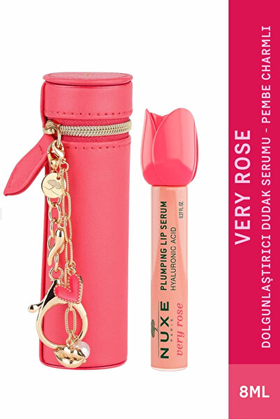 Nuxe Very Rose Dolgunlaştırıcı Dudak Serumu - Pembe Charmlı
