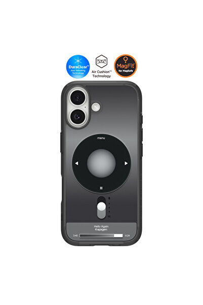 Spigen iPhone 17 ince MagSafe Kılıf Ultra Hybrid MagFit Classic Black Tasarım...