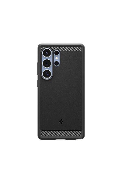 Spigen Galaxy S25 Ultra Kılıf Rugged Armor MagFit özellikli Matte Black - ACS...