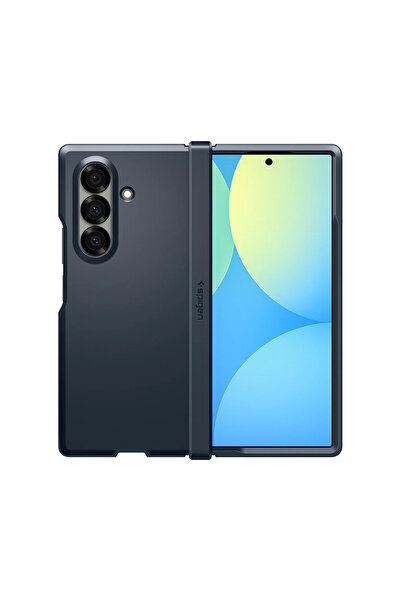 Spigen Galaxy Z Fold 7 Kılıf Tough Armor Pro MagFit Metal Slate Çift Katman K...