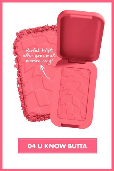 NYX Professional Makeup Buttermelt Blush 12 Saate Kadar Kalıcı Kremsi Pudra Allık - 04 U Know Butta
