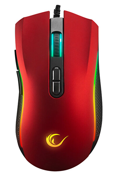 Rampage Smx-R44 Rgb Oyuncu Mouse 12800 Dpi Makrolu Drag Click Destekli USB Ör...
