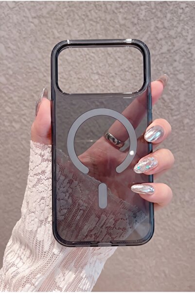 Fibaks iPhone 17 Pro Clear Navy Blue Transparent Slim Translucent Hard Impact...