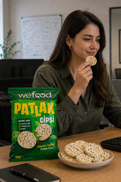Wefood Mevsim Yeşillikli Patlak Cipsi 60 g 15'li