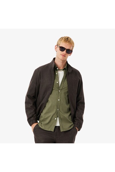 Lacoste Jachetă Harrington din lână pentru bărbați