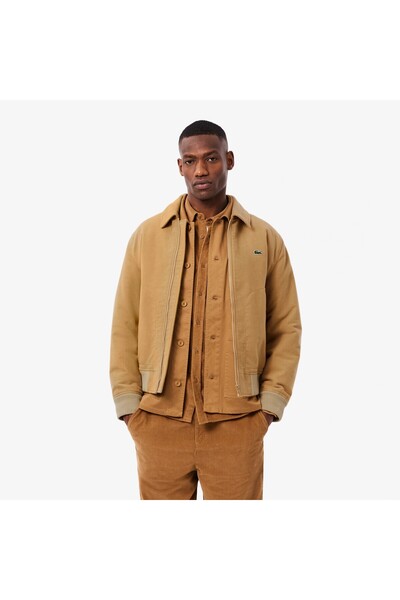 Lacoste Padded Moleskin Jacket - Men's Jackets & Coats