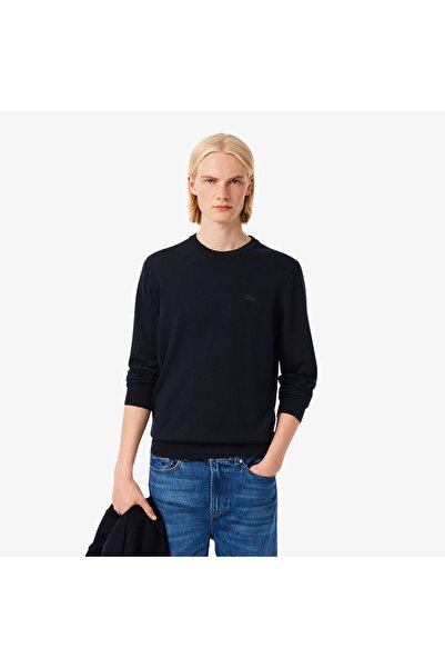 Lacoste Men's Merino Wool Crew Neck Sweater