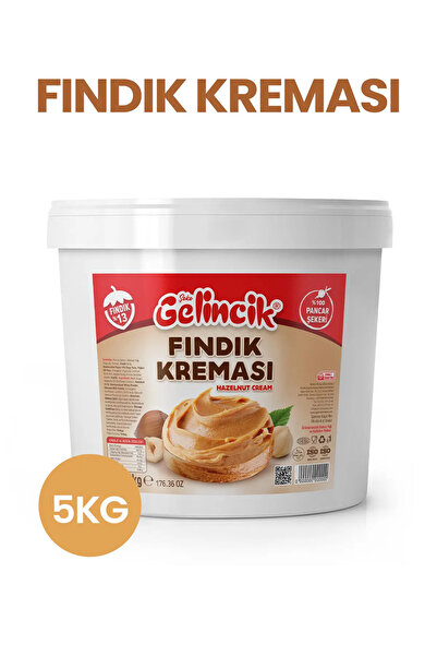 Gelincik Kahvaltılık Sürülebilir Doğal Katkısız 5kg Özel Üretim Fındık Kreması