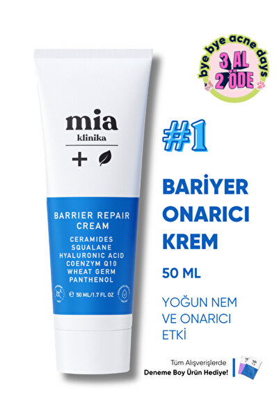 mia klinika Bariyer Güçlendirici Onarıcı Canlandırıcı Ve Nemlendirici Krem