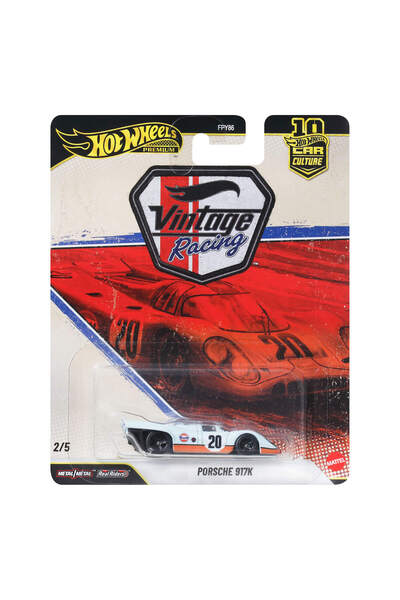 HOT WHEELS Car Culture Premium 1:64 ölçekli Porsche 917K metal oyuncak , Vint...