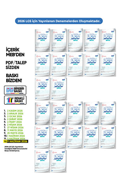 Karakutu Yayınları 2026 LGS 8.Sınıf MEBİ ONLİNE 1.2.3.4.5.6.7.8.9.10.11.12.De...