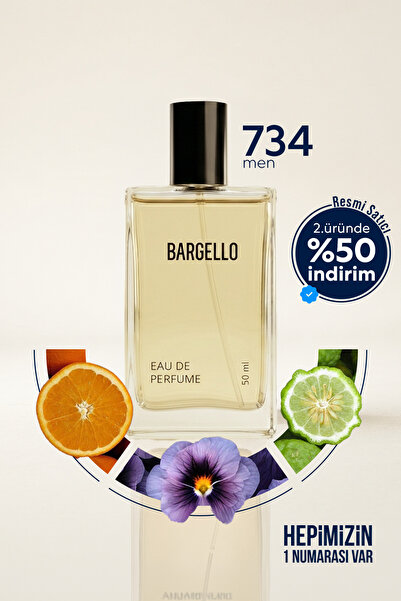 Bargello 734 عطر رجالي 50 مل عطر شرقي -بيس