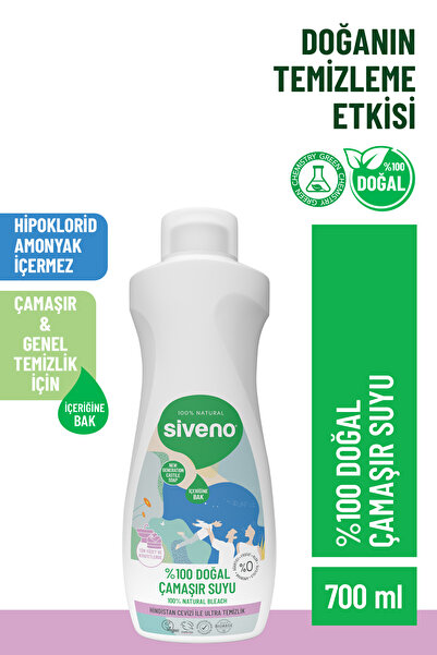 Siveno %100 Doğal Çamaşır Suyu Bitkisel Lavanta Çay Ağacı Tüm Yüzey ve Kumaşl...