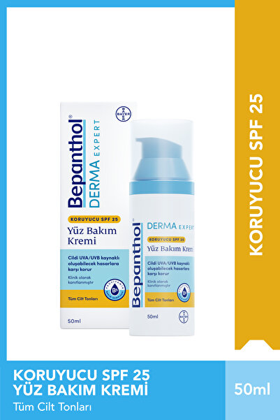 Bepanthol Derma Nemlendirici Ve Besleyici Spf 25 Günlük Yüz Bakım Kremi 50 ml - Günlük Yoğun Nemlendirici