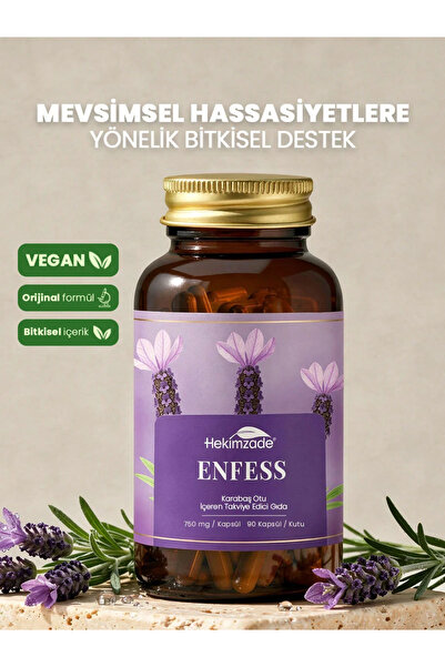 Hekimzade ENFESS 90 Kapsül 700 mg – Bitkisel İçerikli Bağışıklık Destek Formülü
