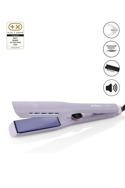 Hypnose Ionmax AR5111 Professional Hair Straightener – Large Plate, Ionic, Fast, Glossy – Purple