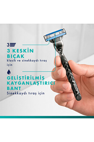 Gillette Mach3 Start Yedek Tıraş Bıçağı 4'lü