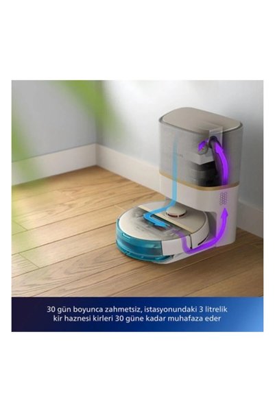 Philips Ultra Premium Islak-Kuru Temizlik Homerun 7000 Yeni Serisi Robot Süpü...