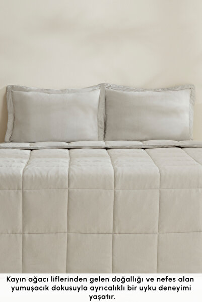 Karaca Home Benji Çift Kişilik Modal Comfort/uyku Seti Açık Gri
