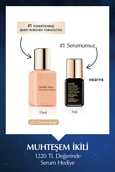 Estee Lauder Seyahat Boy Fondöten - Double Wear Stay-in-Place Fondöten SPF10 ...
