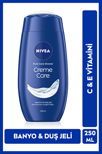 NIVEA Kadın Sprey Deodorant Derma Control Clinical 150ml ve Creme Care Duş Jeli 250ml, Bakım Seti