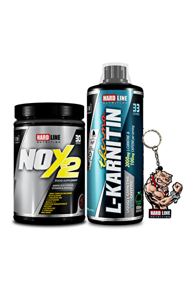 Hardline Ekstra Performans Thermo L-karnitin 1000 mg Şeftali Aromalı + Nox2 K...