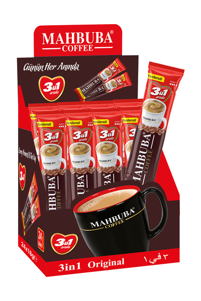 Mahbuba 3ü1 Arada Hazır Kahve 24x18gr