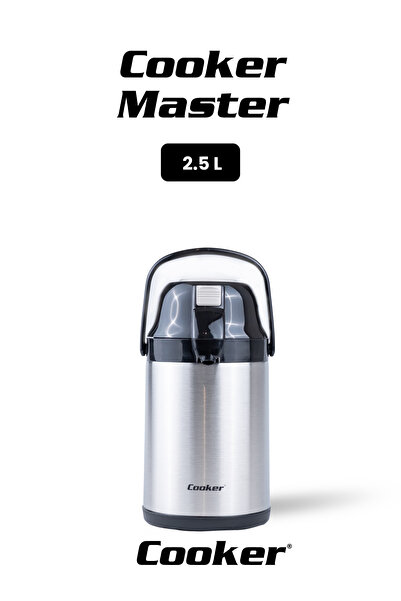 Cooker Master 2,5 Litre Paslanmaz Çelik Termos Siyah CKR2007