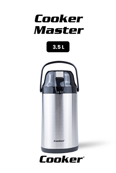 Cooker Master 3,5 Litre Paslanmaz Çelik Termos Siyah CKR2008