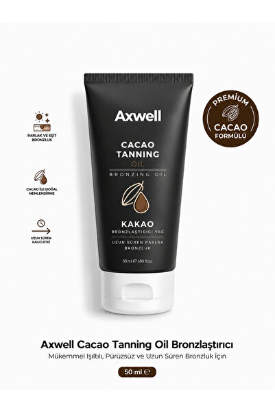 AXWELL Yoğun Bronzlaştırıcı Yağ Nemlendirici ve Besleyici 50 ml