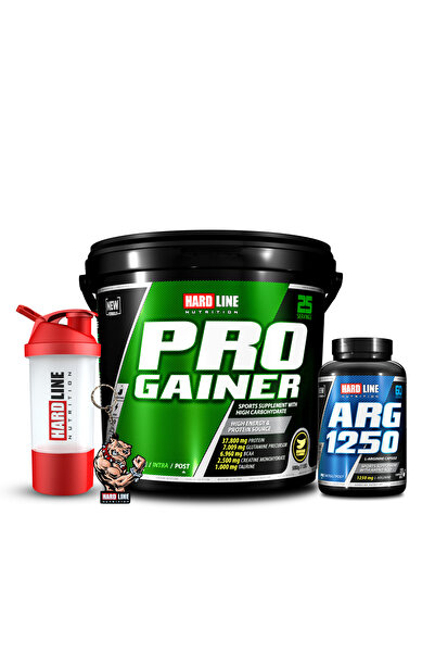 Hardline Progainer 5000 gr - Çikolata Arg 1250 Shaker Kombinasyonu