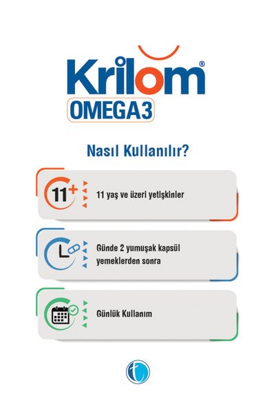 Krilom Omega 3 30 Yumuşak Kapsül Balık Yağı