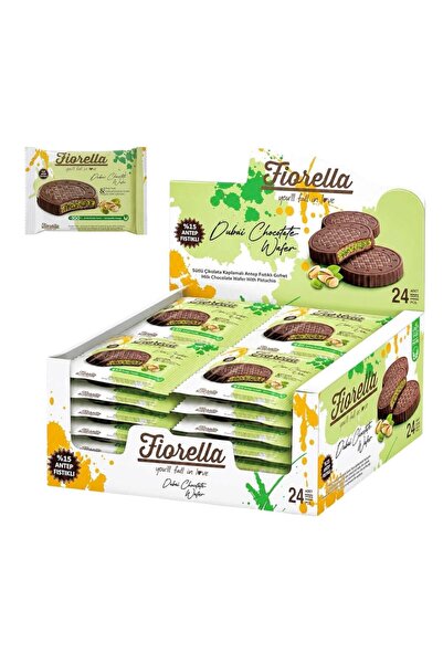 FIORELLA Crunch Dubai Çikolatalı Gofret 20 Gr. 24 Adet (1 Kutu)