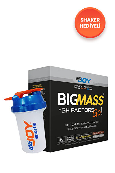 Bigjoy BIGMASS GO! GH FACTORS Çikolata Aromalı 50 Servis