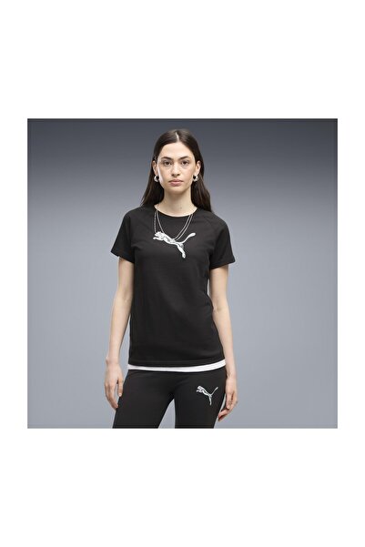 Puma ESS LOGO LAB Μπλουζάκι, PUMA Μαύρο