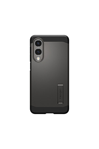 Spigen Galaxy S25 Edge Kılıf Tough Armor AI MagFit özellikli Kickstand Gunmet...