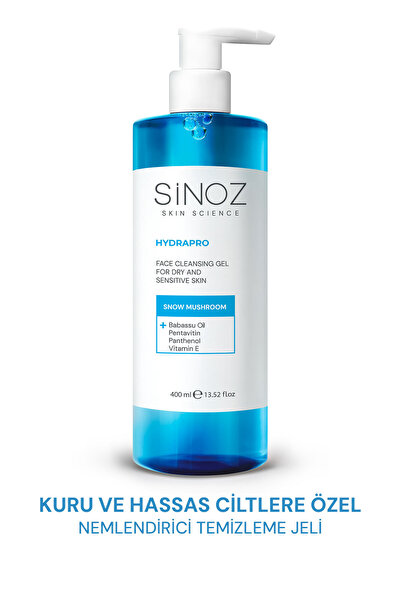 SİNOZ Hydrapro Kuru ve Hassas Ciltler İçin Nemlendiricili Yüz Temizleme Jeli ...