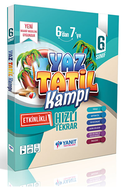 Yanıt Yayınları 2026 YENİ MAARİF MODELİ 6. SINIF (6'DAN 7'YE GEÇENLER İÇİN) Y...