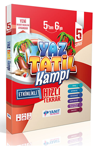 Yanıt Yayınları 2026 YENİ MAARİF MODELİ 5. SINIF (5'TEN 6'YA GEÇENLER İÇİN) Y...