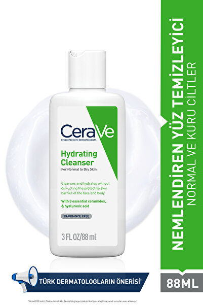 CeraVe Hydrating Cleanser Normal ve Kuruya Dönük Ciltler İçin Nemlendiren Tem...