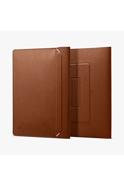 Spigen Husă de transport pentru laptop Valentinus S Classic Brown pentru MacB...