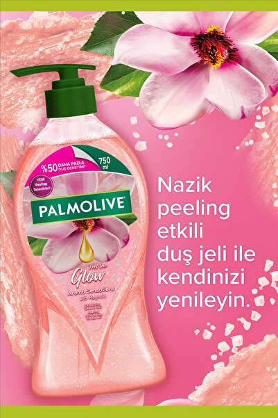 Palmolive Aroma Sensation Feel Glow Duş Jeli 750 ml x2 Vücut Şampuanı Banyo Jeli Vücut Bakımı Duş Bakım Jeli