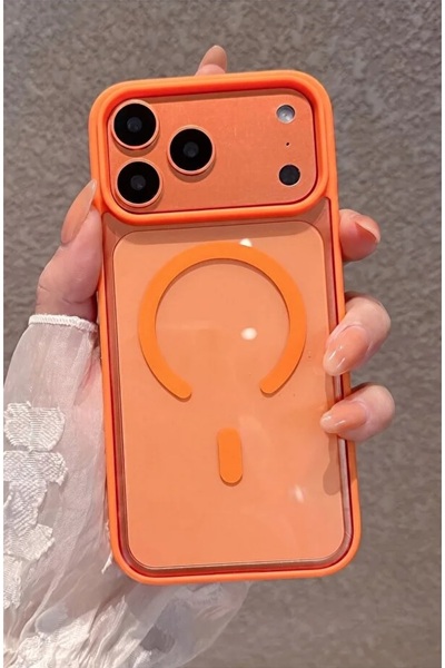 Fibaks iPhone 17 Pro Kılıf Magsafe Wireless Şarj Özellikli Tam Koruma Renkli ...
