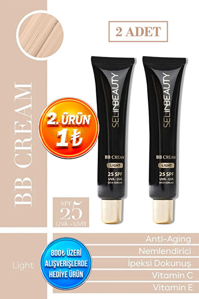 SELİNBEAUTY Bb Cream Light 2 Li Set
