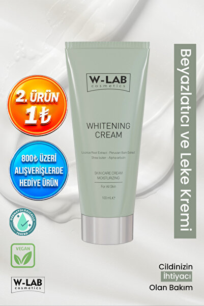 W-Lab Cosmetics Beyazlatıcı ve Leke Kremi 100 ml.
